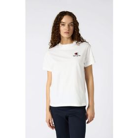 Champion 117964-WW001 C-Table SS Tee Beyaz Kadın T-Shirt