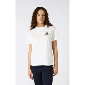Champion 117964-WW001 C-Table SS Tee Beyaz Kadın T-Shirt