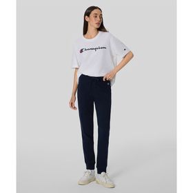 Champion 118095-BS501 Authentic Pants Rib Cuff Pants Lacivert Kadın Eşofman Altı