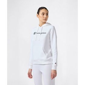 Champion 118424-WW001 Beyaz Script Shop Hooded Kadın Sweatshirt
