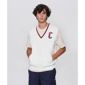 Champion 218900-WW033 Vest Beyaz Erkek Yelek