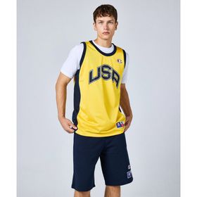 Champion 219745-YS011 Retro Sport Tank Top Sarı Erkek Forma