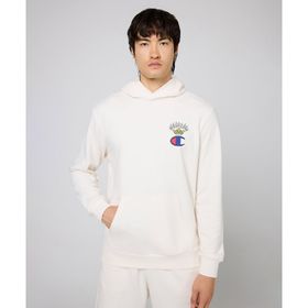 Champion 219785-WW034 Bej Eco Future Hooded Kapüşonlu Kapüşonlu Erkek Sweatshirt