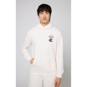 Champion 219785-WW034 Bej Eco Future Hooded Kapüşonlu Kapüşonlu Erkek Sweatshirt