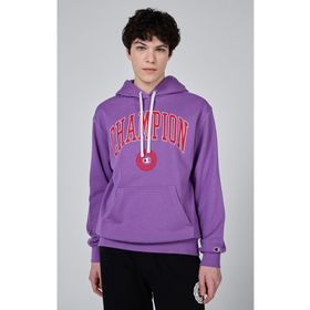 Champion 219830-VS016 Bookstore Hooded Mor Kapüsonlu Erkek Sweatshirt