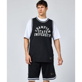 Champion 220009-KK001 Archive Tank Top Siyah Erkek Forma