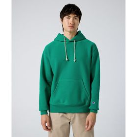 Champion 220070-GS040 Reverse Weave Hooded Yeşil Erkek Sweatshirt