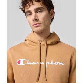 Champion 220253-MS034 Script Shop Hooded Kahverengi Erkek Sweatshirt
