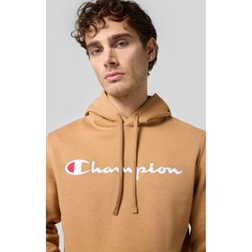 Champion 220253-MS034 Script Shop Hooded Kahverengi Erkek Sweatshirt