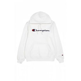 Champion 220253-WW001 Script Shop Hooded Beyaz Erkek Sweatshirt