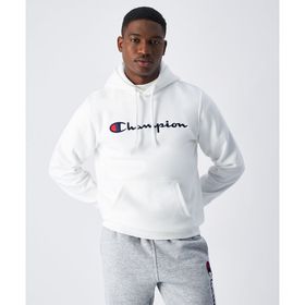 Champion 220253-WW001 Script Shop Hooded Beyaz Erkek Sweatshirt