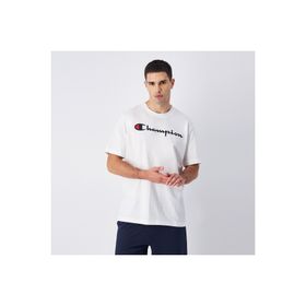 Champion 220256-WW001 Icons SS Tee Beyaz Erkek T-Shirt