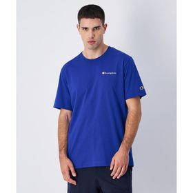 Champion 220264-BS008 Icons SS Tee Mavi Erkek T-Shirt
