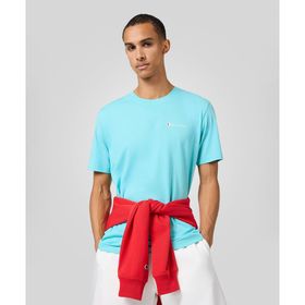 Champion 220264-BS184 Icons SS Tee Mavi Erkek T-Shirt