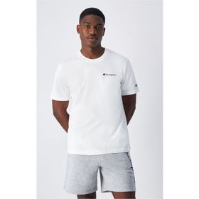 Champion 220264-WW001 Icons SS Tee Beyaz Erkek T-Shirt
