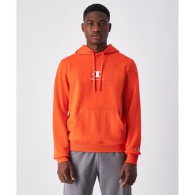 Champion 220268-OS014 Script Shop Hooded Turuncu Kapüşonlu Erkek Sweatshirt