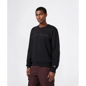 Champion 220272-KK001 Siyah Crewneck Erkek Sweatshirt