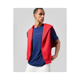 Champion 220273-BS567 Icons SS Tee Lacivert Erkek T-Shirt