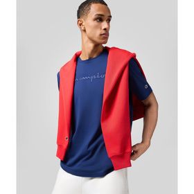 Champion 220273-BS567 Icons SS Tee Lacivert Erkek T-Shirt