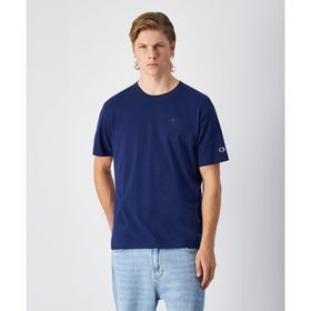 Champion 220278-BS567 Icons SS Tee Lacivert Erkek T-Shirt