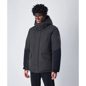 Champion 220355-ES503 Siyah Hooded Jacket Erkek Mont