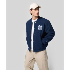 Champion 220358-BS538 MLB Bomber Jacket Lacivert Erkek Ceket