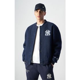 Champion 220358-BS538 MLB Bomber Jacket Lacivert Erkek Ceket