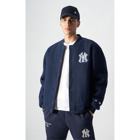 Champion 220358-BS538 MLB Bomber Jacket Lacivert Erkek Ceket