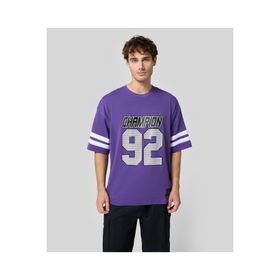 Champion 220367-VS025 Modern Sport Crewneck Mor Erkek T-Shirt