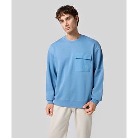 Champion 220406-BS099 C-Tech Crewneck Mavi Erkek Sweatshirt