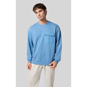 Champion 220406-BS099 C-Tech Crewneck Mavi Erkek Sweatshirt