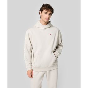 Champion 220426-ES057 Eco Future Hooded Bej Erkek Sweatshirt