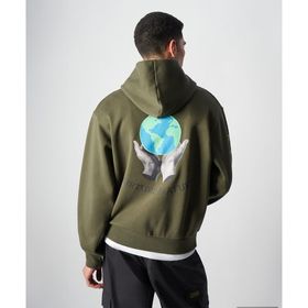 Champion 220426-GS508 Eco Future Hooded Yeşil Erkek Sweatshirt