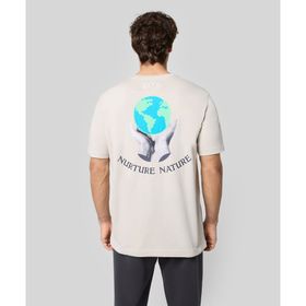 Champion 220429-ES057 Eco Future Crewneck Bej Erkek T-Shirt