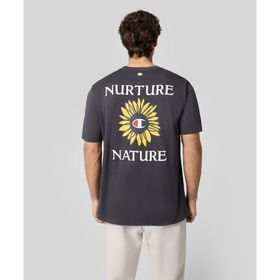 Champion 220429-ES503 Eco Future Crewneck Siyah Erkek T-Shirt