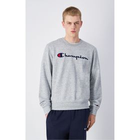 Champion 220727-EM021 Icons Crewneck Gri Erkek Sweatshirt