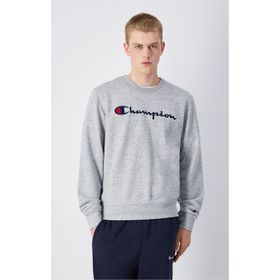 Champion 220727-EM021 Icons Crewneck Gri Erkek Sweatshirt
