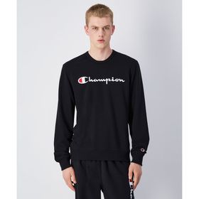 Champion 220727-KK001 Icons Crewneck Siyah Erkek Sweatshirt