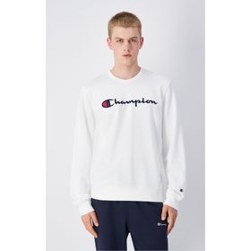 Champion 220727-WW001 Icons Crewneck Beyaz Erkek Sweatshirt