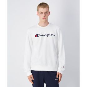 Champion 220727-WW001 Icons Crewneck Beyaz Erkek Sweatshirt