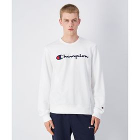 Champion 220727-WW001 Icons Crewneck Beyaz Erkek Sweatshirt