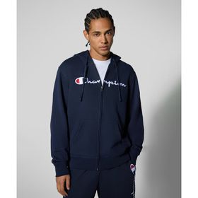 Champion 220728-BS501 Lacivert Icons Full Zip Hoodie Kapüşonlu Erkek Sweatshirt