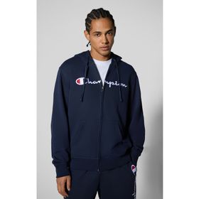 Champion 220728-BS501 Lacivert Icons Full Zip Hoodie Kapüşonlu Erkek Sweatshirt