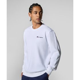 Champion 220730-WW001 Icons Crewneck Beyaz Erkek Sweatshirt