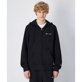 Champion 220731-KK001 Icons Full Zip Hoodie Siyah Erkek Sweatshirt