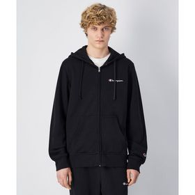 Champion 220731-KK001 Icons Full Zip Hoodie Siyah Erkek Sweatshirt
