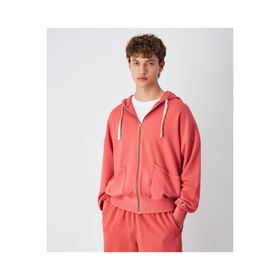 Champion 220745-RS068 Kırmızı Time Capsule Full Zip Hoodie Erkek Sweatshirt