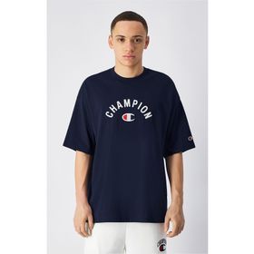 Champion 220798-BS501 Icons T-Shape Tee Lacivert Erkek T-Shirt