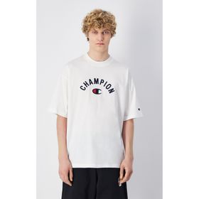 Champion 220798-WW001 Icons T-Shape Tee Beyaz Erkek T-Shirt