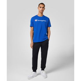 Champion 220804-KK001 Icons Rib Cuff Pants Siyah Erkek Eşofman Altı
